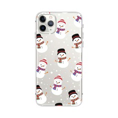 Чехол для iPhone с принтом рождественского снеговика Shein