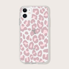 Чехол для iPhone с леопардовым принтом Shein