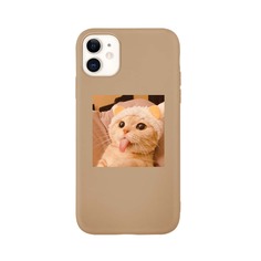 Чехол для iPhone с принтом кошки Shein