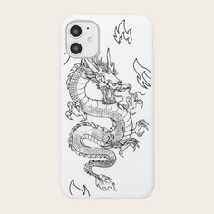 Чехол для iPhone с китайским драконом Shein