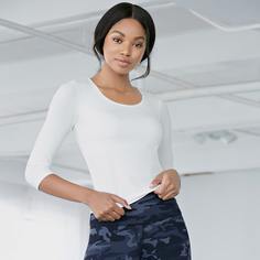 Хлопковый топ для йоги Shein