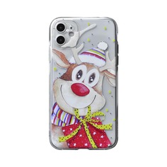 Чехол для iPhone с принтом рождественского лося Shein