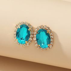 Серьги-гвоздики со стразами Shein