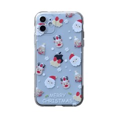 Чехол для iPhone с рождественским принтом Shein