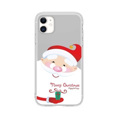 Прозрачный чехол для iPhone с принтом "Рождество Shein