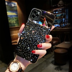 Чехол для iPhone со стразами Shein