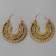 Серьги-кольца в богемском стиле Shein