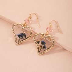 Серьги-подвески с сердечком Shein