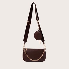Сумка через плечо с цепочкой и кошельком Shein