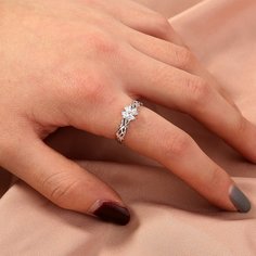 Кольцо со стразами Shein