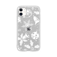 Прозрачный чехол для iPhone с принтом "Рождество Shein