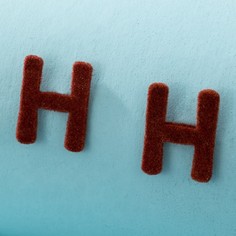 Серьги-гвоздики в форме буквы Shein