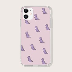 Чехол для iPhone с узором динозавра Shein