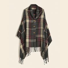 Клетчатые изображения Повседневный Шарфы Shein