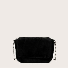 На цепочке Одноцветный Модный Сумка через плечо Shein