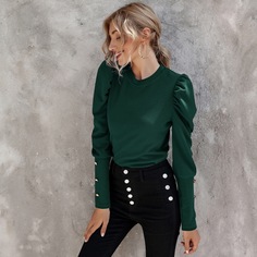 Топ с пуговицами Shein