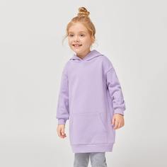 с карманами Ровный цвет Повседневный Свитшоты для девочек Shein