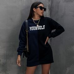 буква Повседневный Свитшоты Shein
