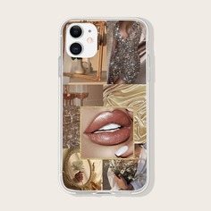 Чехол для iPhone с узором Shein
