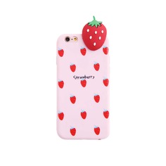 Чехол для телефона с клубникой 3D Shein