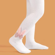 Колготки с бантом для девочек Shein