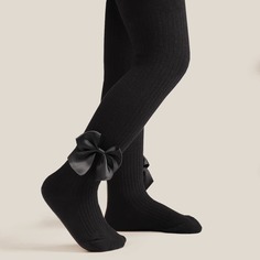 Колготки с бантом для девочек Shein