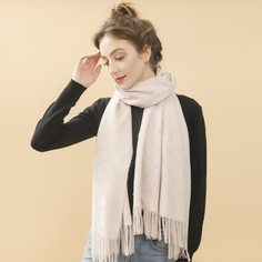 Шарф со стразами и геометрическим узором Shein