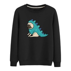 Мужской свитшот с мультипликационным принтом Shein