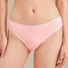 Контрастные кружева Одноцветный Трусики Shein