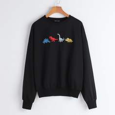 Животный Повседневный Свитшоты Shein