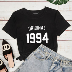 буква Повседневный Футболки Shein