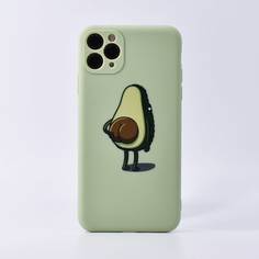 Чехол для iPhone с узором авокадо Shein