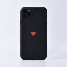 Чехол для iPhone с принтом сердечка Shein