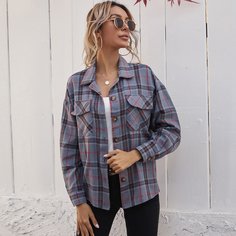 Блузка в клетку Shein