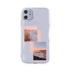 Прозрачный чехол для iPhone с принтом Shein