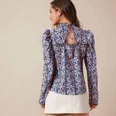 Топ с разрезом сзади Shein