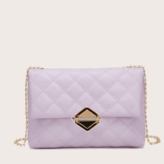 На цепочке стеганая Модный Сумка через плечо Shein