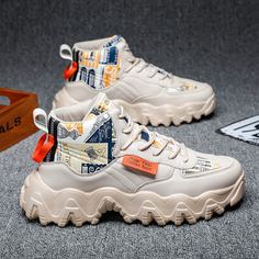 Мужские кроссовки на платформе Shein