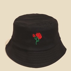 Шляпа с вышивкой розы Shein