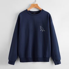 Мультяшный принт Повседневный Свитшоты Shein
