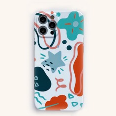 Чехол для iPhone с узором Shein