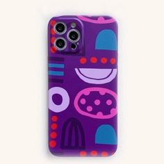 Чехол для iPhone с узором Shein