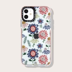 Чехол для iPhone с цветочным принтом Shein