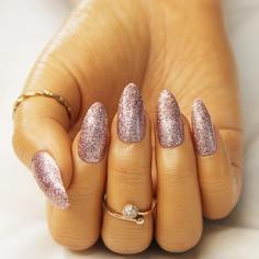 24шт блестящие накладные ногти, 1 лист лента и 1шт пилочка для ногтей Shein