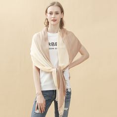 Контрастный цвет Повседневный Шарфы Shein