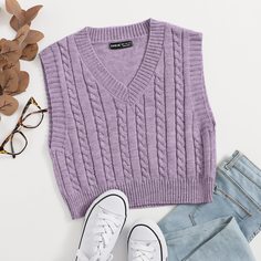 Трикотажный жилет Shein