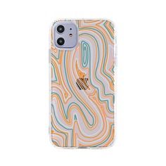 Прозрачный чехол для iPhone с узором Shein