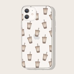 Чехол для iPhone с узором Shein