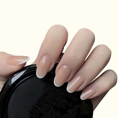 24шт накладные ногти, 1 лист лента и 1шт пилочка для ногтей Shein