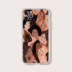 Чехол для iPhone с графическим принтом Shein
